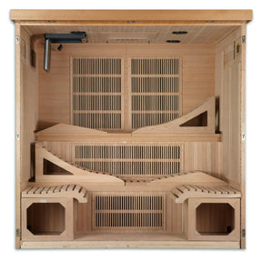 Dynamic Monaco 6-person Ultra Low EMF FAR Infrared Sauna-Dynamic Saunas-HQ Sauna