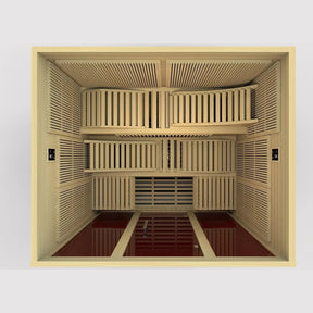 Dynamic Monaco 6-person Ultra Low EMF FAR Infrared Sauna-Dynamic Saunas-HQ Sauna