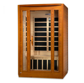 Dynamic "San Marino" 2-person Low EMF FAR Infrared Sauna DYN-6210-01-Dynamic Saunas-HQ Sauna