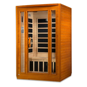 Dynamic "San Marino" 2-person Low EMF FAR Infrared Sauna DYN-6210-01-Dynamic Saunas-HQ Sauna