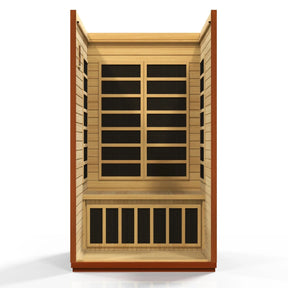 Dynamic "San Marino" 2-person Low EMF FAR Infrared Sauna DYN-6210-01-Dynamic Saunas-HQ Sauna