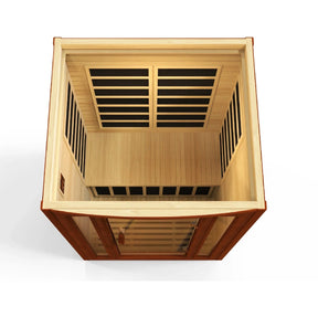 Dynamic "San Marino" 2-person Low EMF FAR Infrared Sauna DYN-6210-01-Dynamic Saunas-HQ Sauna