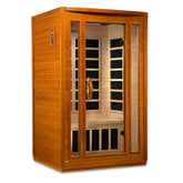 Dynamic "San Marino" 2-person Low EMF FAR Infrared Sauna DYN-6210-01-Dynamic Saunas-HQ Sauna