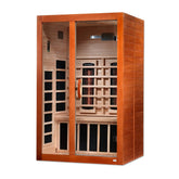 Dynamic "Santiago" 2-person Full Spectrum Near Zero EMF FAR Infrared Sauna DYN-6210-01-Dynamic Saunas-HQ Sauna