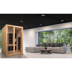 Dynamic "Santiago" 2-person Low EMF FAR Infrared Sauna DYN-6209-01-Dynamic Saunas-HQ Sauna