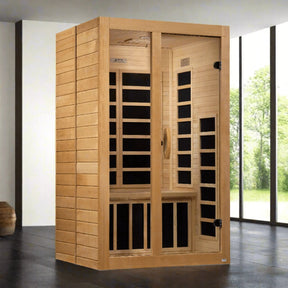 Dynamic "Santiago" 2-person Low EMF FAR Infrared Sauna DYN-6209-01-Dynamic Saunas-HQ Sauna