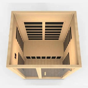 Dynamic "Santiago" 2-person Low EMF FAR Infrared Sauna DYN-6209-01-Dynamic Saunas-HQ Sauna