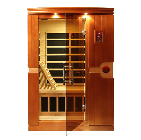 Dynamic "Venice" 2-person Low EMF FAR Infrared Sauna DYN-6210-01-Dynamic Saunas-HQ Sauna