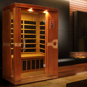 Dynamic "Venice" 2-person Low EMF FAR Infrared Sauna DYN-6210-01-Dynamic Saunas-HQ Sauna