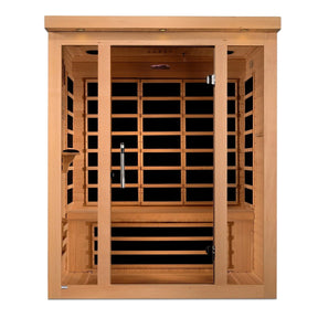 Dynamic Vila 3-person Ultra Low EMF (Under 3MG) FAR Infrared Sauna (Canadian Hemlock)-Dynamic Saunas-HQ Sauna