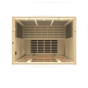 Dynamic Vila 3-person Ultra Low EMF (Under 3MG) FAR Infrared Sauna (Canadian Hemlock)-Dynamic Saunas-HQ Sauna