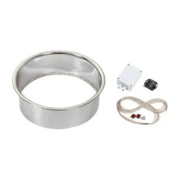 Embedding Flange w/ LED-Lighting for Harvia Cilindro Half Series 6/8kW-Harvia-HQ Sauna