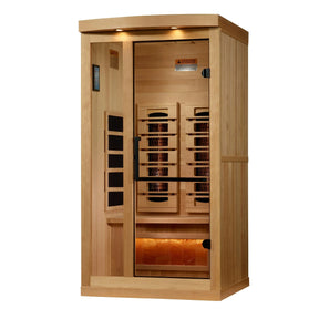 Golden Designs 1-2-Person 2025 Reserve Edition GDI-8010-03 Full Spectrum with Himalayan Salt Bar-Golden Designs-HQ Sauna