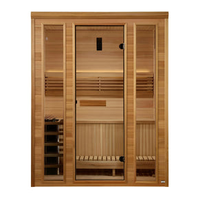Golden Designs 2025 "Andermatt Edition" 3 Person Traditional Steam Sauna (GDI-7030-01)-Golden Designs-HQ Sauna