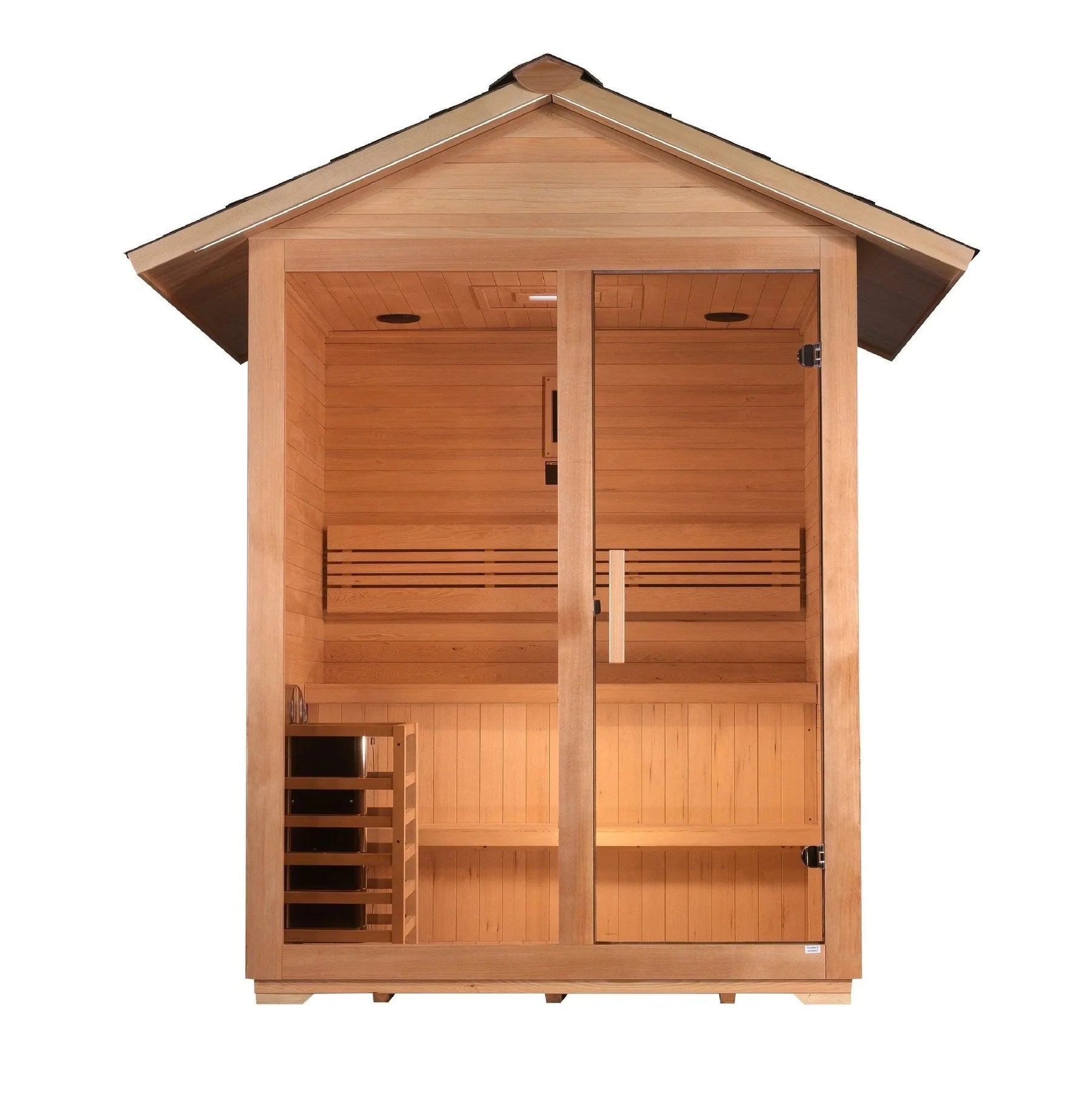Golden Designs "Arlberg" 3 Person Traditional Outdoor Sauna GDI-8103-01-Golden Designs-HQ Sauna