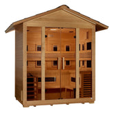 Golden Designs "Gargellen" 5 Person Hybrid Outdoor Sauna GDI-8125-01-Golden Designs-HQ Sauna