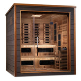 Golden Designs Karlstad 6 Person Hybrid Outdoor Sauna GDI-8226-01-Golden Designs-HQ Sauna