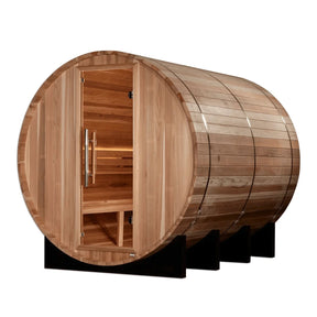 Golden Designs "Klosters" 6 Person Barrel Traditional Sauna GDI-B006-01-Golden Designs-HQ Sauna