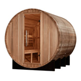 Golden Designs "Klosters" 6 Person Barrel Traditional Sauna GDI-B006-01-Golden Designs-HQ Sauna