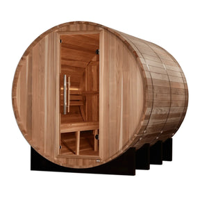 Golden Designs "Klosters" 6 Person Barrel Traditional Sauna GDI-B006-01-Golden Designs-HQ Sauna