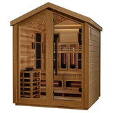 Golden Designs Loviisa 3 Person Hybrid Outdoor Sauna GDI-8523-01-Golden Designs-HQ Sauna