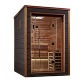 Golden Designs Narvik 2 Person Outdoor Traditional Sauna GDI-8202-01-Golden Designs-HQ Sauna