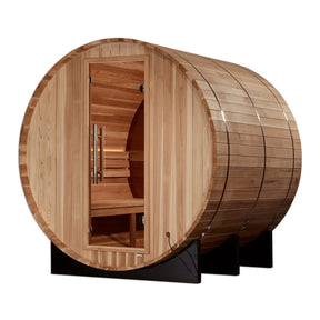 Golden Designs "Zurich" 4 Person Barrel Traditional Sauna GDI-B024-01-Golden Designs-HQ Sauna