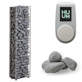 HUUM CLIFF Series 10.5kW Sauna Heater Package-HUUM-UKU Local with White Case-HQ Sauna