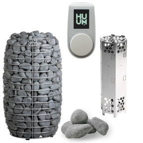 HUUM HIVE Mini Series 10.5kW Sauna Heater Package-HUUM-UKU Local With White Case-HQ Sauna