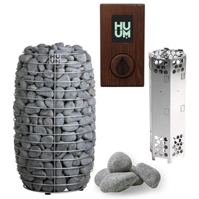 HUUM HIVE Mini Series 10.5kW Sauna Heater Package-HUUM-UKU Local With Wood Case-HQ Sauna