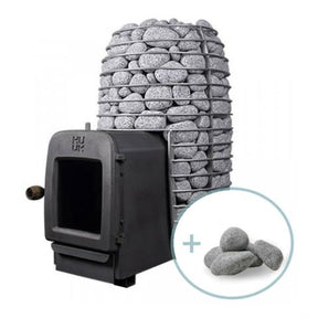 HUUM Hive Heat 12 kW LS Wood-Burning Sauna Stove w/ Firebox Extension Package-HUUM-HQ Sauna