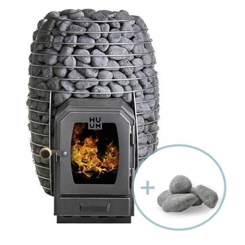 HUUM Hive Wood 17 kW Wood-Burning Sauna Stove Package-HUUM-HQ Sauna