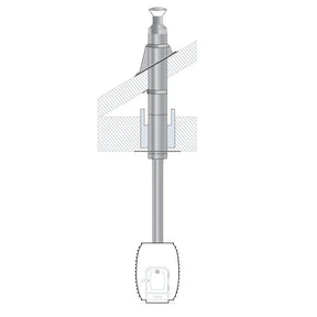 HUUM Sauna Wood Stove Chimney Set, Thru-Ceiling-HUUM-HQ Sauna