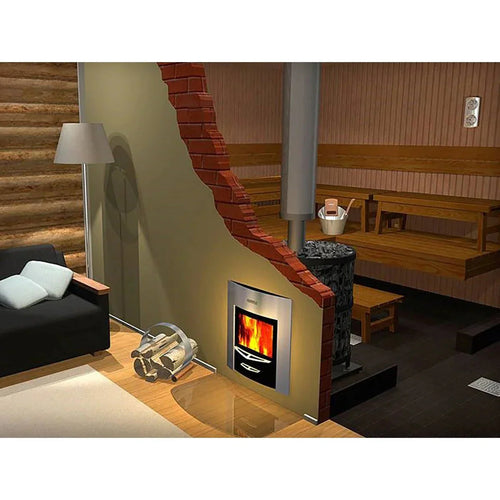 Harvia Legend 240 Duo Wood Burning Sauna Stove/Fireplace Combo-Harvia-HQ Sauna