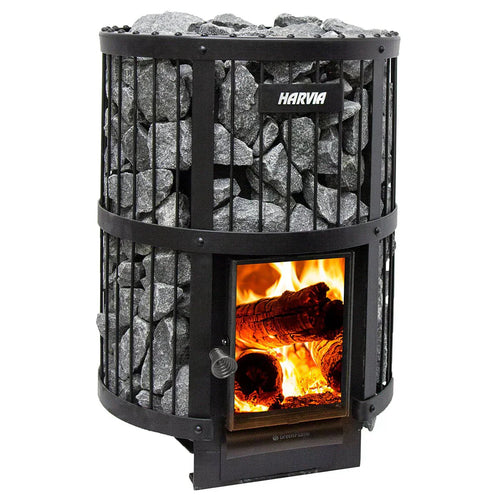 Harvia Legend 240 Greenflame Wood-Burning Sauna Stove-Harvia-HQ Sauna