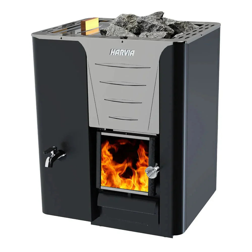 Harvia Pro 20 LS Wood-Burning Sauna Stove w/ Water Tank WK200LS-Harvia-HQ Sauna