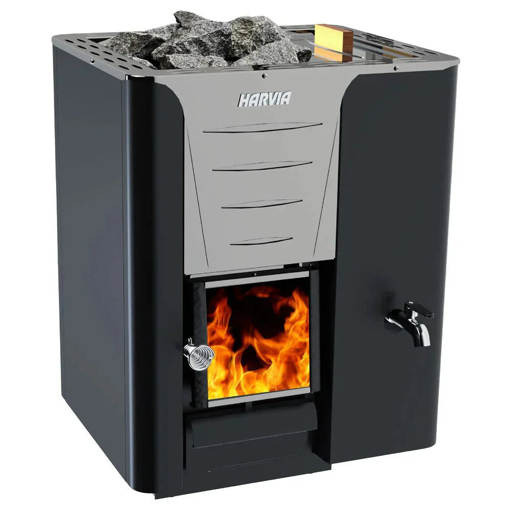 Harvia Pro 20 RS Wood-Burning Sauna Stove w/ Water Tank-Harvia-HQ Sauna