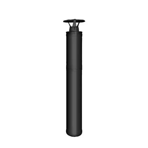 Harvia Sauna Wood Stove Chimney Kit, 1500mm, Black Steel WHP1500M-Harvia-HQ Sauna