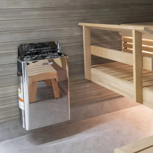 Harvia The Wall Series, 8kW, Stainless Steel Sauna Heater, 240V 1PH HSWS8U1B-Harvia-HQ Sauna