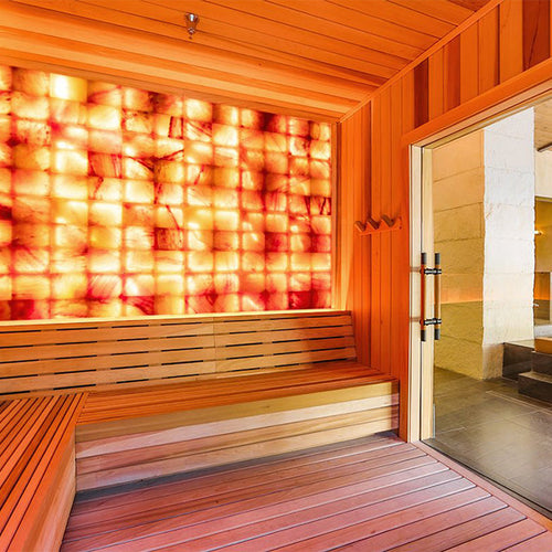 Himalayan Salt Interior Pre-Cut Sauna Room Kits