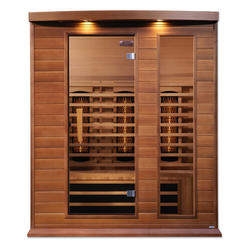 Maxxus 3-Person Full Spectrum Near Zero EMF FAR Infrared Sauna-Maxxus Saunas-HQ Sauna