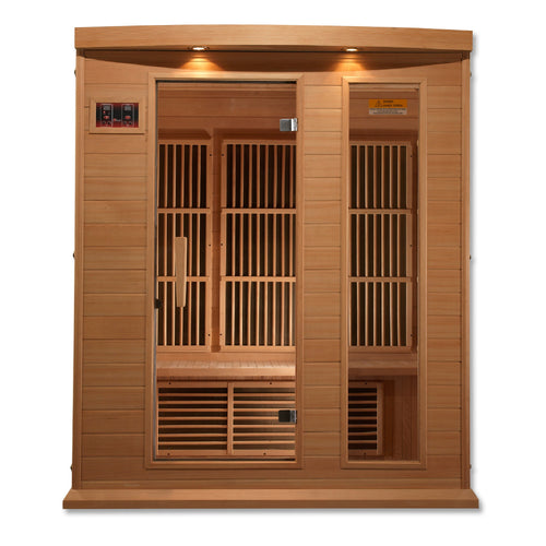 Maxxus 3-Person Low EMF FAR Infrared Sauna MX-K306-01-Maxxus Saunas-HQ Sauna