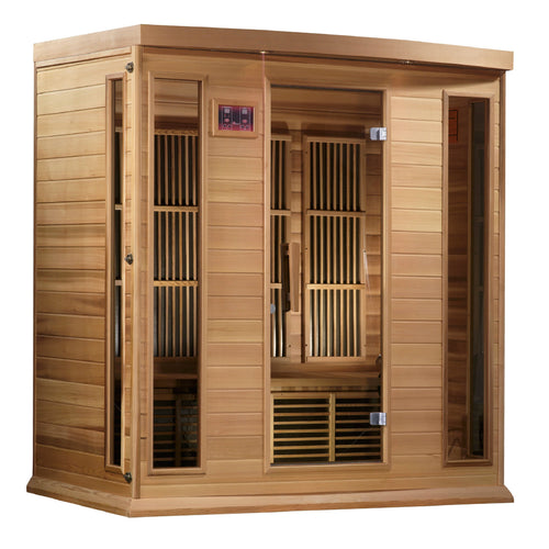 Maxxus 4-Person Low EMF FAR Infrared Sauna-Maxxus Saunas-HQ Sauna