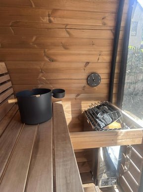SaunaLife Model CL4G 3 Person Cube Series Outdoor Sauna Kit-SaunaLife-HQ Sauna