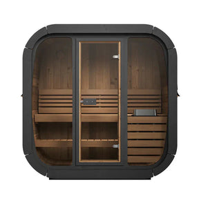 SaunaLife Model CL4G 3 Person Cube Series Outdoor Sauna Kit-SaunaLife-HQ Sauna