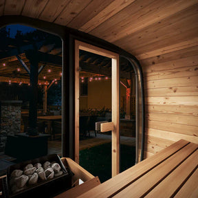 SaunaLife Model CL4G 3 Person Cube Series Outdoor Sauna Kit-SaunaLife-HQ Sauna