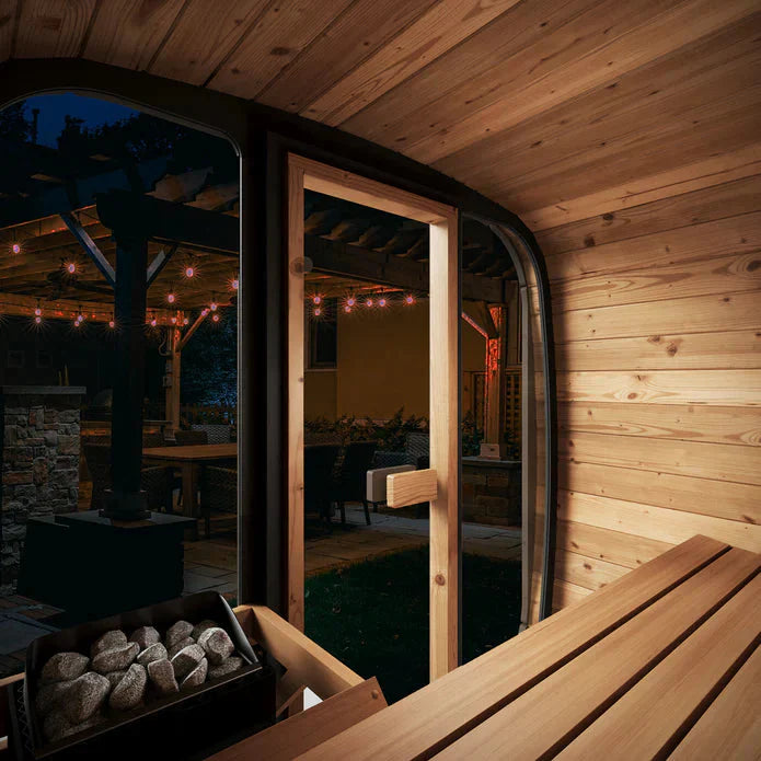 SaunaLife Model CL4G 3 Person Cube Series Outdoor Sauna Kit-SaunaLife-HQ Sauna