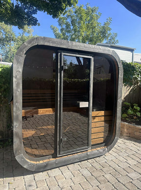 SaunaLife Model CL4G 3 Person Cube Series Outdoor Sauna Kit-SaunaLife-HQ Sauna
