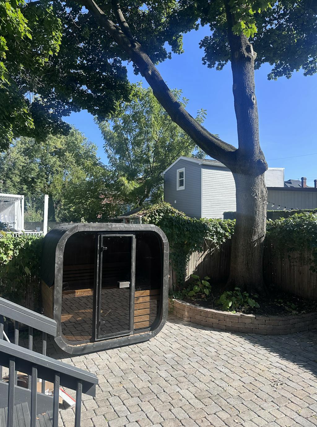 SaunaLife Model CL4G 3 Person Cube Series Outdoor Sauna Kit-SaunaLife-HQ Sauna