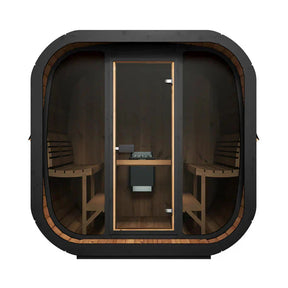 SaunaLife Model CL7G 6 Person Cube Series Outdoor Sauna Kit-SaunaLife-HQ Sauna